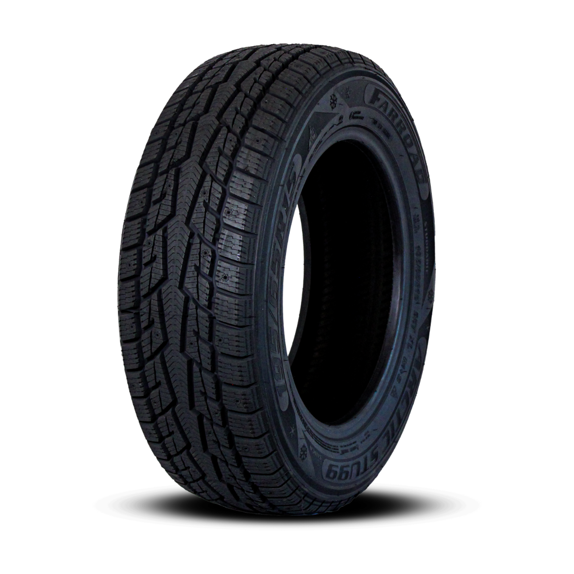 Farroad STU99 winter tire, three-quarter view showing tread and sidewall